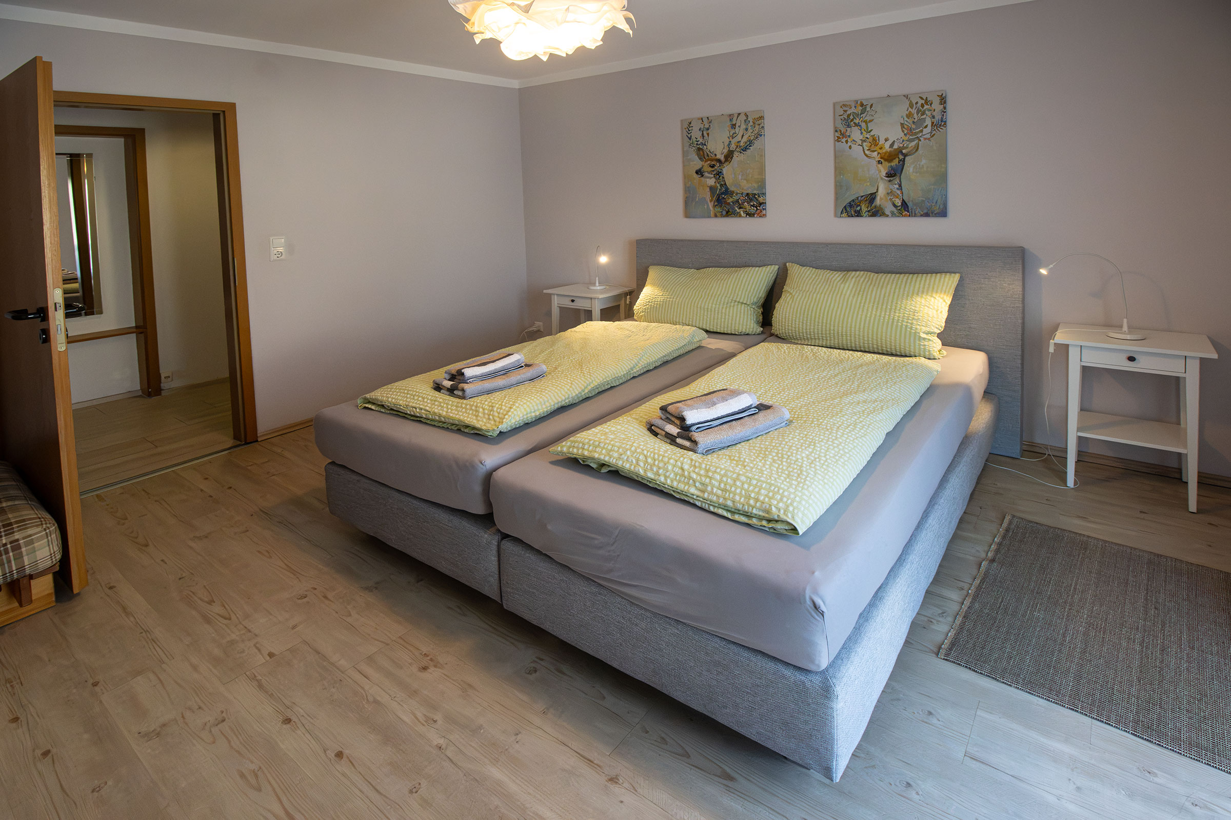 Schwarzwald Urlaub – Schlafzimmer Ferienwohnung Oppenau