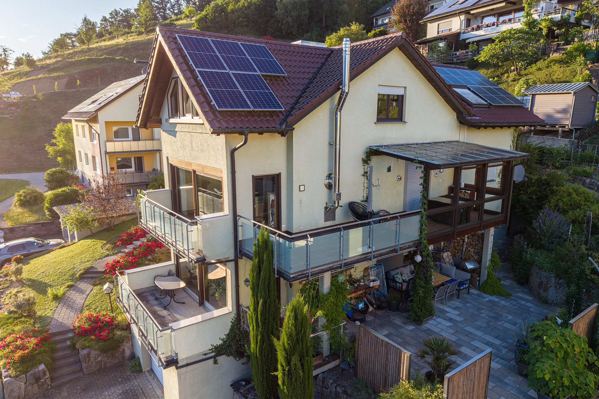 Urlaub Schwarzwald – Luftaufnahme Oppenau Renchtal